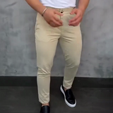 Massimo - Miesten Slim Fit Stretch -housut